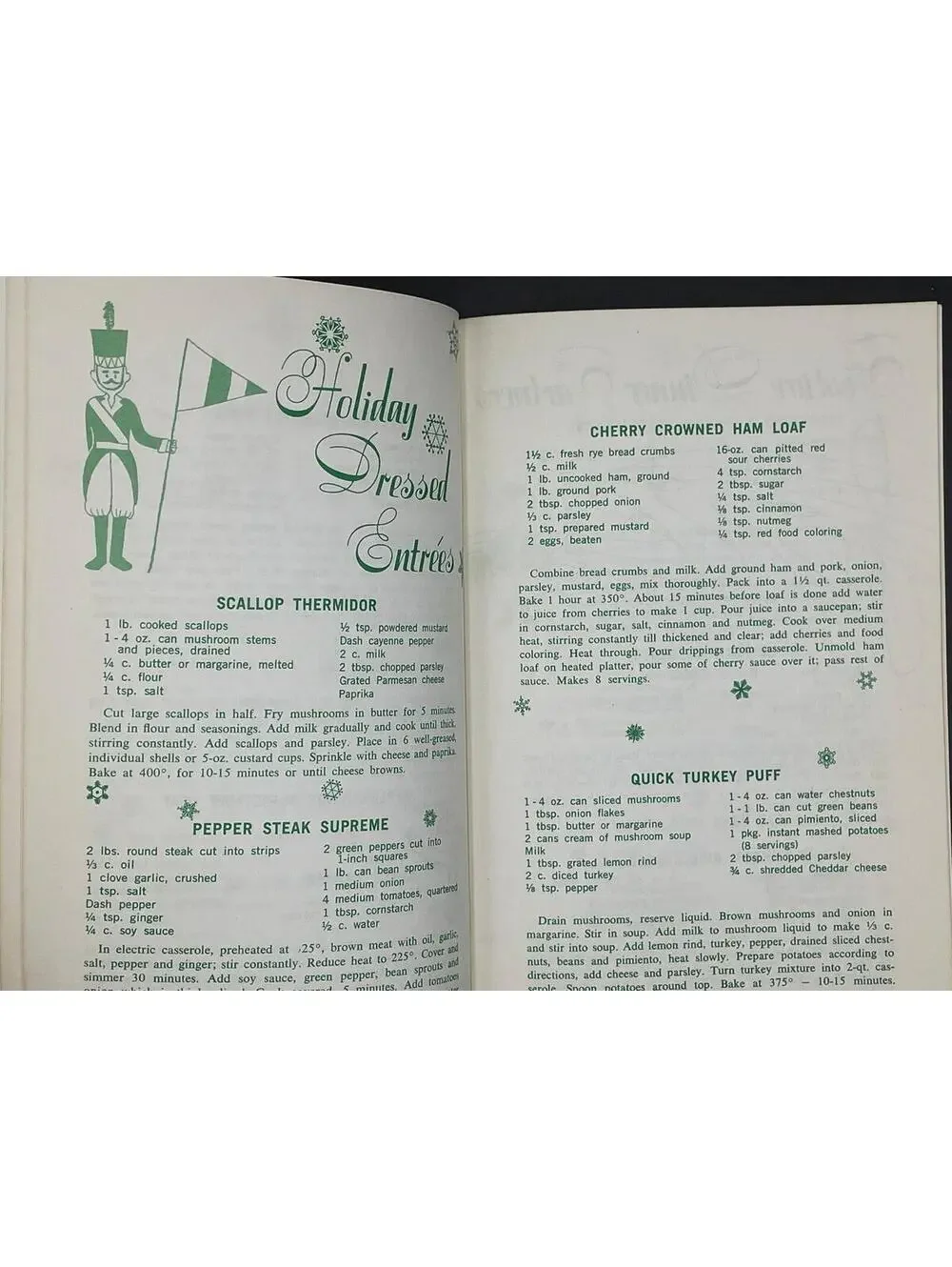 Vintage 1950s CL&P Holiday Recipe Cookbook: Connecticut Christmas Desserts
